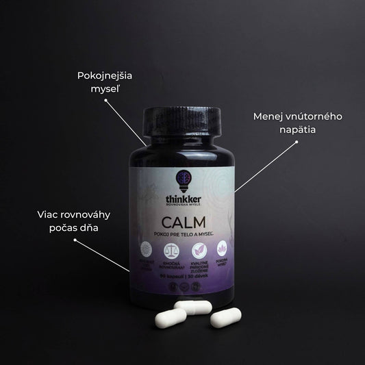 Calm – prémiový výživový doplnok na redukciu stresu