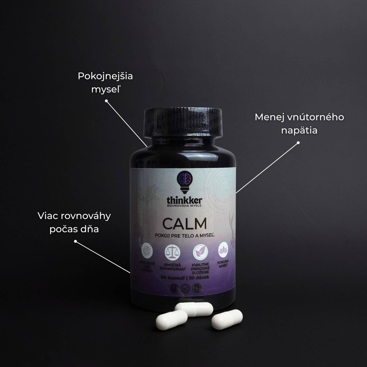 Calm – prémiový výživový doplnok na redukciu stresu