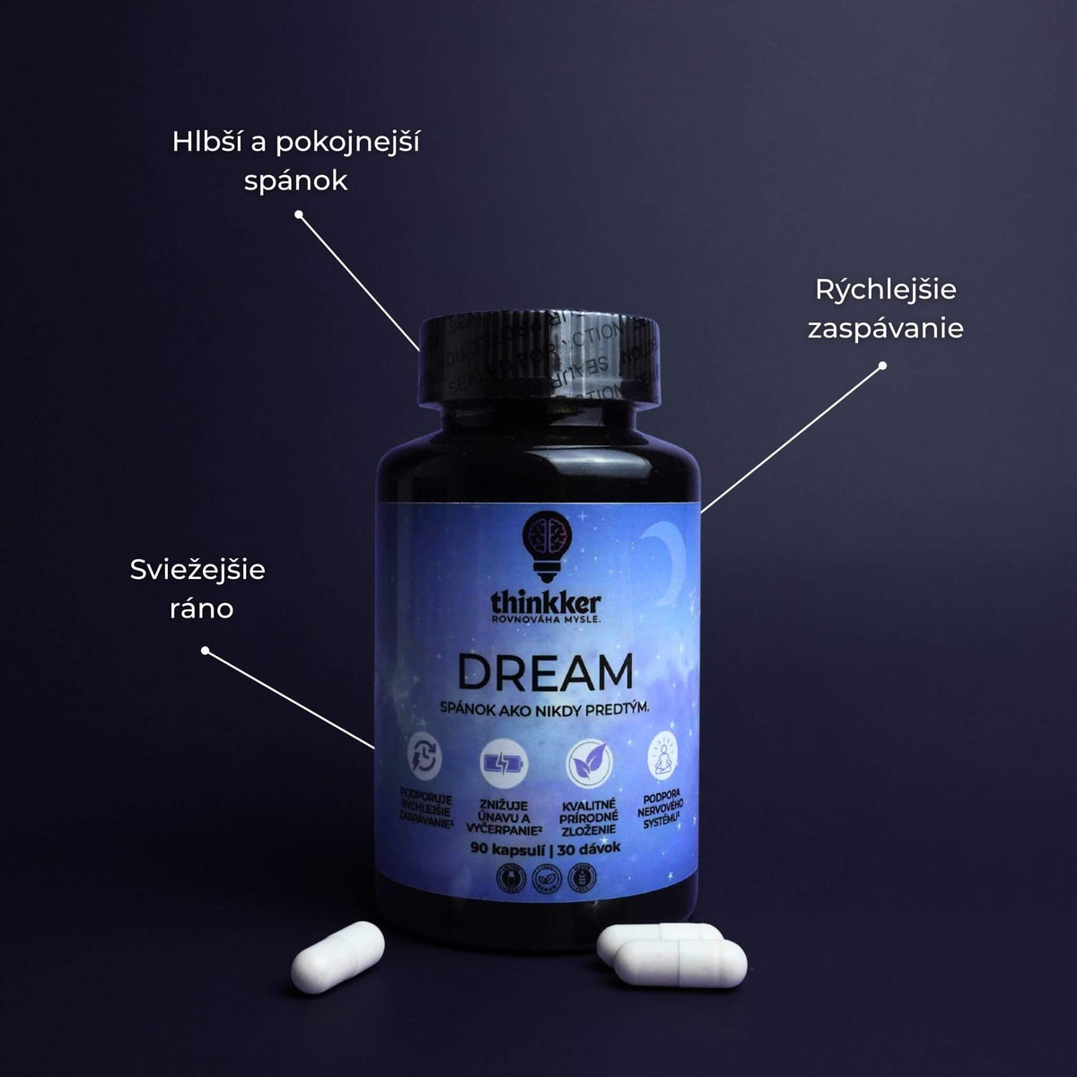 Dream – prémiový výživový doplnok na zlepšenie spánku