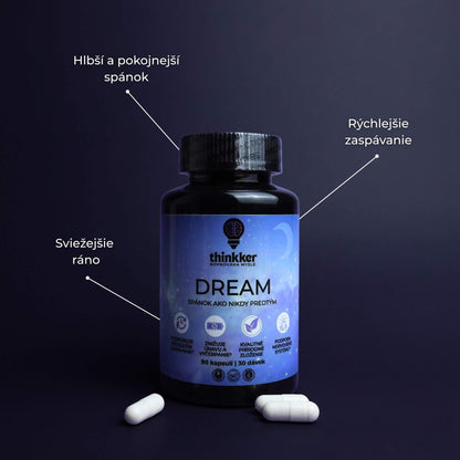 Dream – prémiový výživový doplnok na zlepšenie spánku