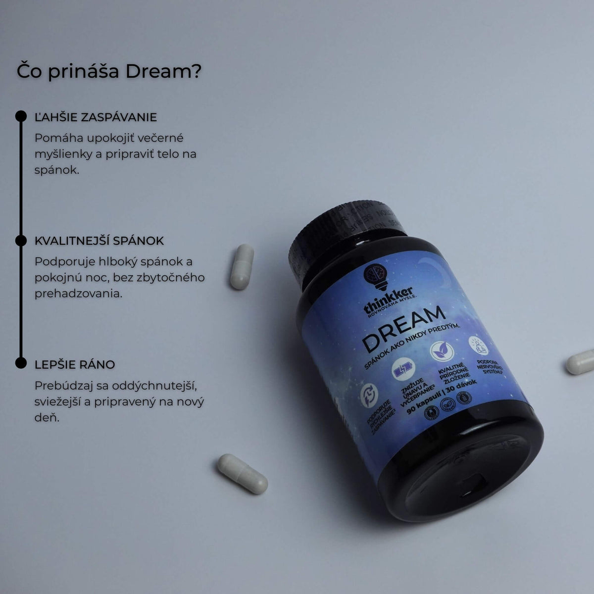 Dream – prémiový výživový doplnok na zlepšenie spánku