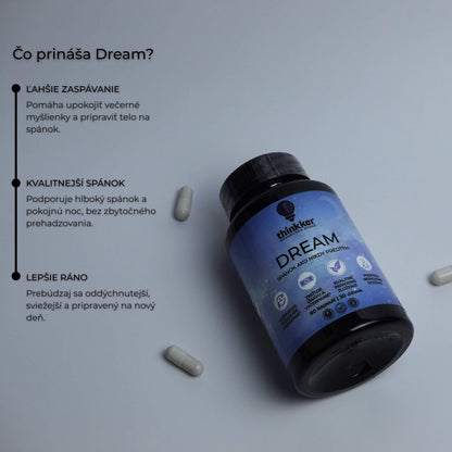 Dream – prémiový výživový doplnok na zlepšenie spánku