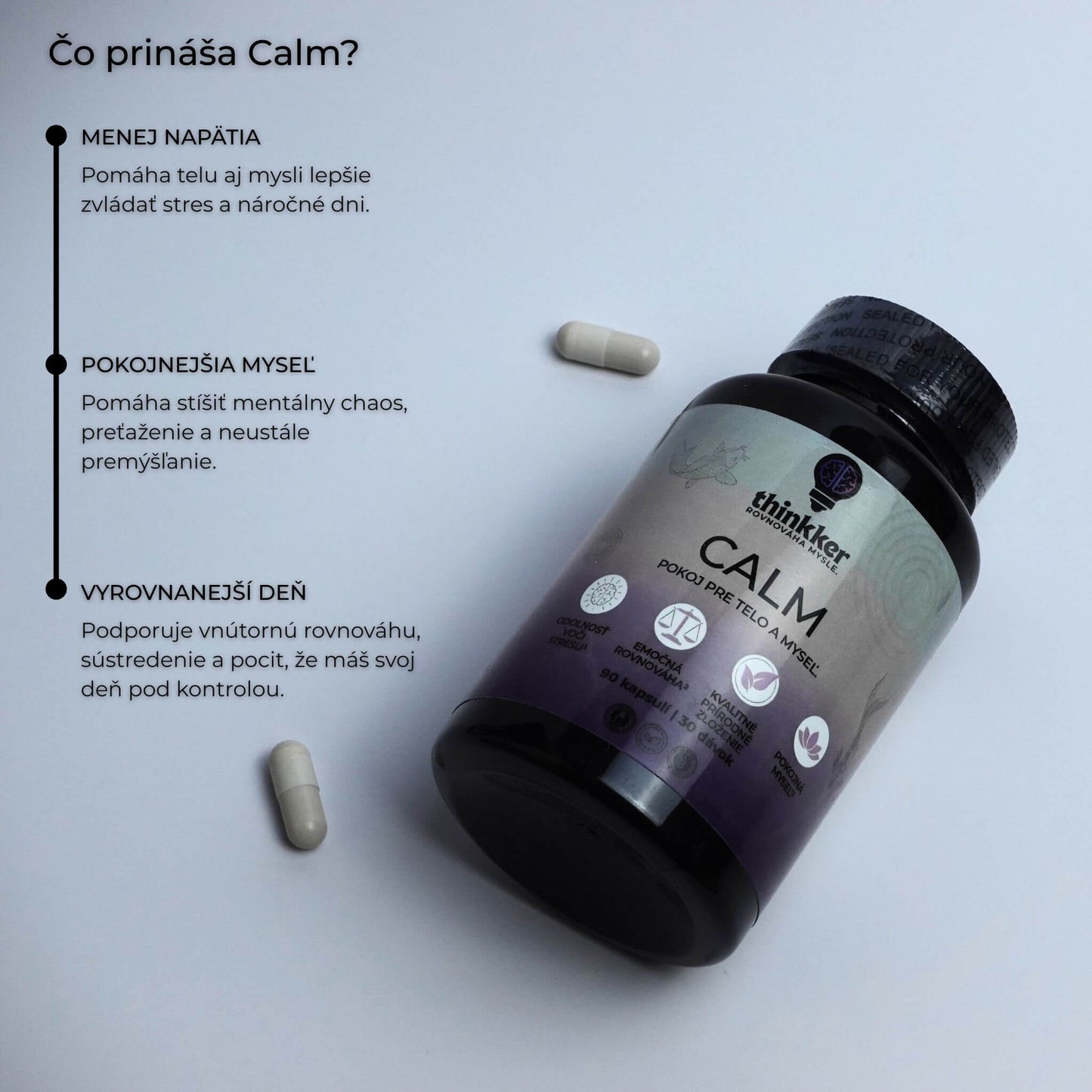 Calm – prémiový výživový doplnok na redukciu stresu