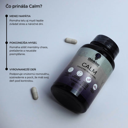 Calm – prémiový výživový doplnok na redukciu stresu