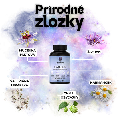 Dream – prémiový výživový doplnok na zlepšenie spánku